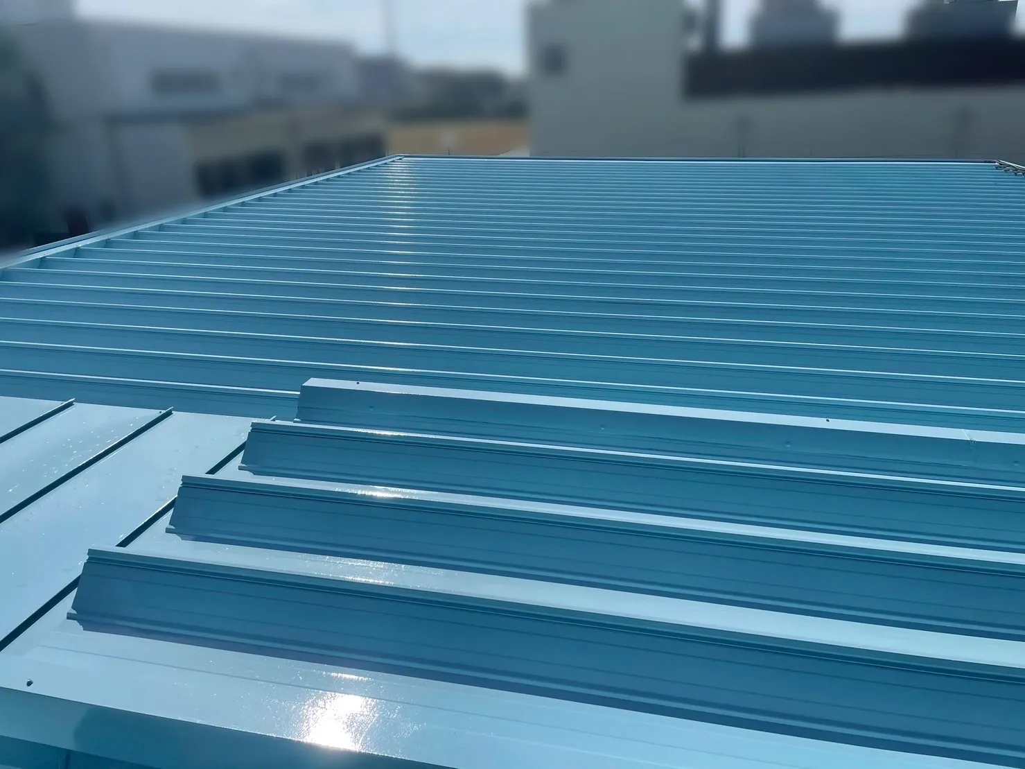 愛知県瀬戸市　製造工場　屋根 遮熱塗装