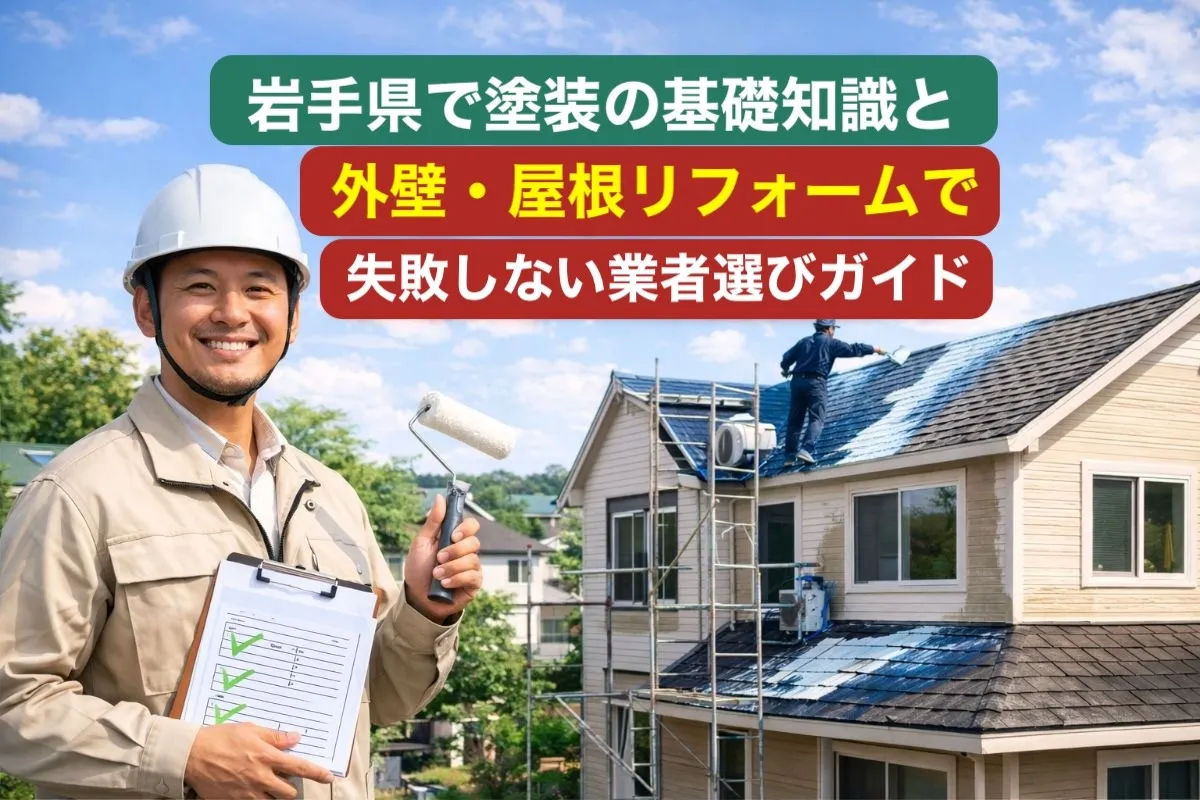 岩手県で塗装の基礎知識と外壁・屋根リフォームで失敗しない業者選びガイド