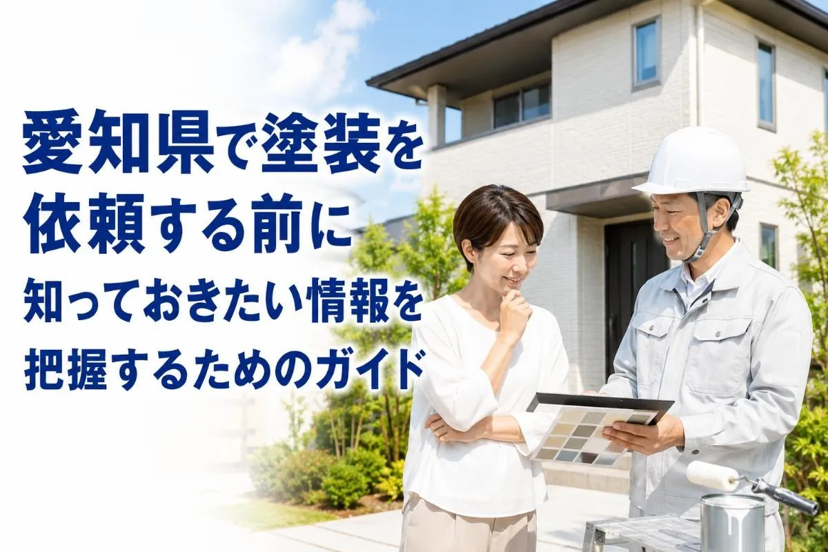 愛知県で塗装を依頼する前に知っておきたい情報を把握するためのガイド