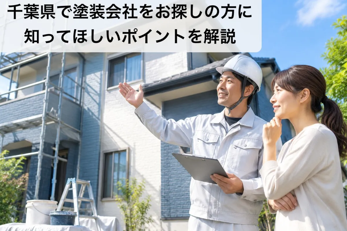 千葉県で塗装会社をお探しの方に知ってほしいポイントを解説